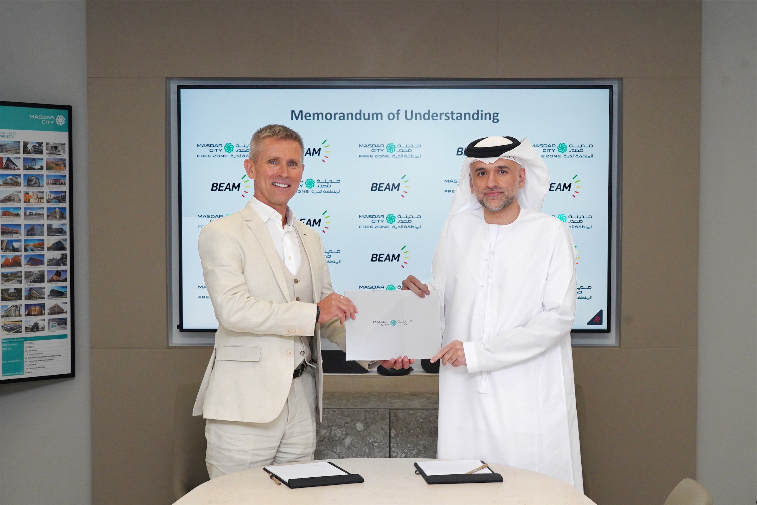Beam Global signs Masdar City MOU for off-grid EV and solar tech