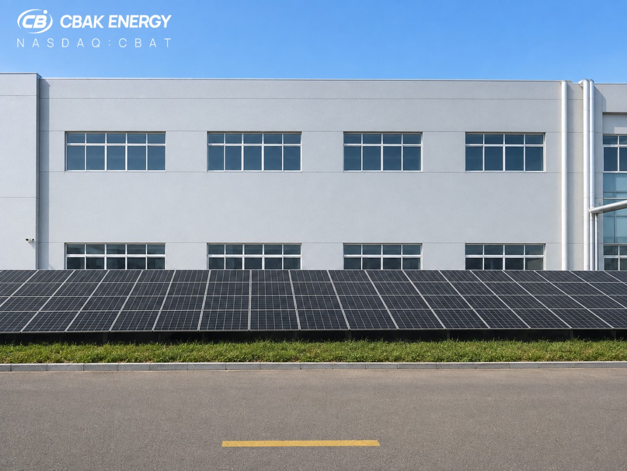 CBAK Energy reports 9.6% GHG emissions fall at Dalian battery plant